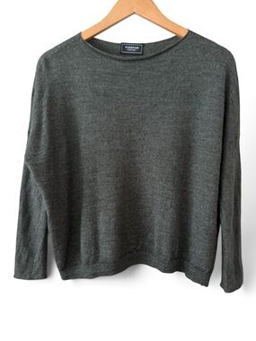 Peruvian Exchange - Baby Alpaca Bamboo Oversized Sweater – Dark Green